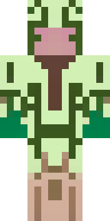 a nature druid in mossy green robes with antler headdress