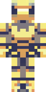 a piglin brute in gold armor with a snout and tusks