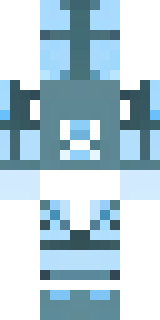 a frost knight in ice-blue armor rimed with snow