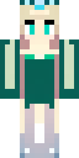 a queen in a flowing emerald gown with a silver tiara