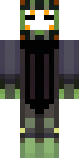 a Halloween pumpkin-headed figure in a dark cloak