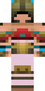 a gladiator in bronze arm guards and a red-plumed helmet