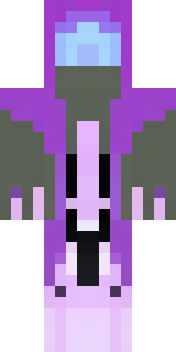 an end-realm sorcerer in obsidian robes with violet particles