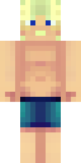 a summer surfer in board shorts with sun-bleached hair