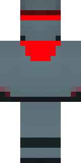 a shadow ninja in matte black with a red scarf
