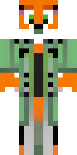 an anthropomorphic fox in a green explorer jacket