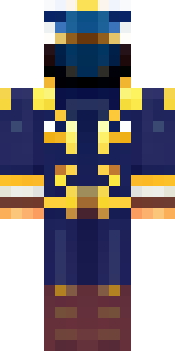an airship captain in a navy coat with copper gadgets