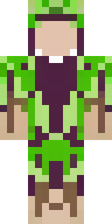 a nature druid in mossy green robes with antler headdress