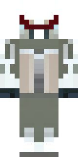 a mecha pilot in a white flight suit with a segmented helmet