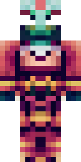 a dragon-rider in scaled crimson armor with leather wings