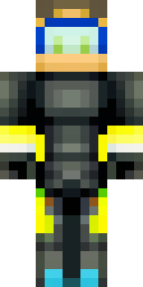 a modern scuba diver in a black wetsuit with a yellow tank