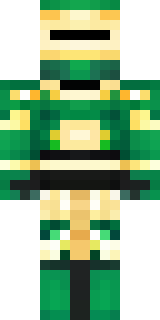 a jade samurai in green and gold ceremonial armor