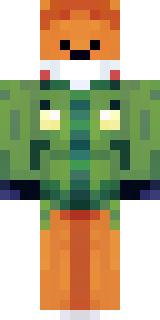 an anthropomorphic fox in a green explorer jacket
