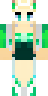 a queen in a flowing emerald gown with a silver tiara