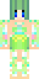 a spring fairy in a petal dress with translucent wings