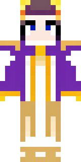 a young king in an ermine-trimmed purple cloak and gold crown