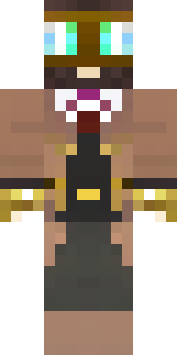 a steampunk inventor in a brown leather coat and brass goggles