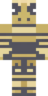 a piglin brute in gold armor with a snout and tusks