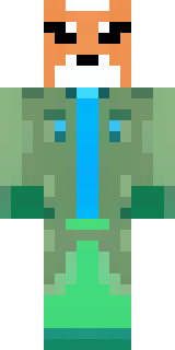 an anthropomorphic fox in a green explorer jacket