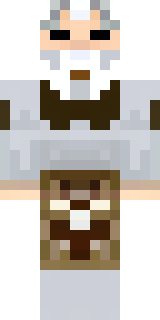 a frost viking in white furs and a horned helm