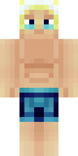 a summer surfer in board shorts with sun-bleached hair