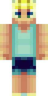 a summer surfer in board shorts with sun-bleached hair