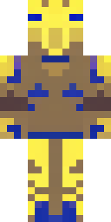a piglin brute in gold armor with a snout and tusks