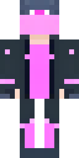 a cyberpunk mercenary in a black jacket with neon-pink circuitry