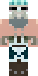 a frost viking in white furs and a horned helm