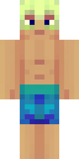 a summer surfer in board shorts with sun-bleached hair