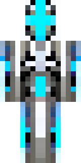 a chrome android with glowing blue eyes and exposed joints