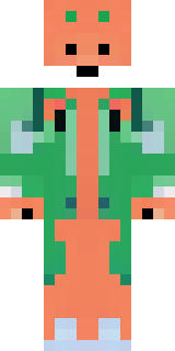 an anthropomorphic fox in a green explorer jacket