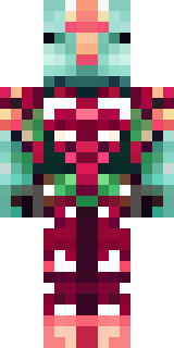 a dragon-rider in scaled crimson armor with leather wings