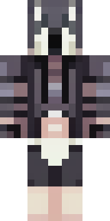 a necromancer in tattered black robes with a bone mask