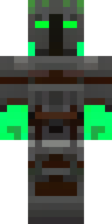a fallen knight in blackened rusted armor with green glowing cracks