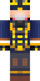 an airship captain in a navy coat with copper gadgets