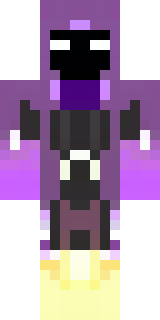 an end-realm sorcerer in obsidian robes with violet particles