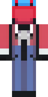 a masked hero in a sleek red and blue suit with a chest emblem