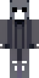 a necromancer in tattered black robes with a bone mask