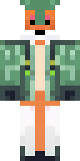 an anthropomorphic fox in a green explorer jacket