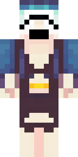 a ghostly pirate with pale skin and a tattered blue coat