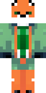 an anthropomorphic fox in a green explorer jacket