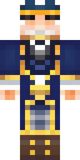 an airship captain in a navy coat with copper gadgets
