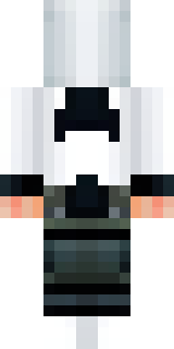a white-clad ninja with silver throwing stars and a hood