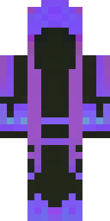 an end-realm sorcerer in obsidian robes with violet particles