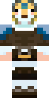 a frost viking in white furs and a horned helm