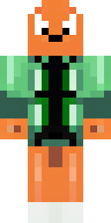an anthropomorphic fox in a green explorer jacket