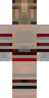 a gladiator in bronze arm guards and a red-plumed helmet