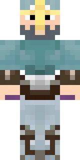 a frost viking in white furs and a horned helm