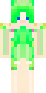 a spring fairy in a petal dress with translucent wings